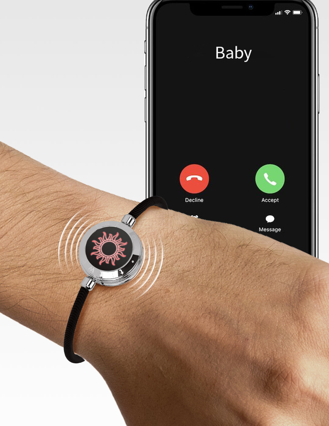 Sonne-Mond Intelligentes Sensing Paararmband